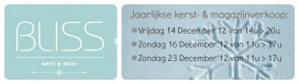 Kerst- & magazijnverkoop van (h)eerlijke wellness & lifestyleaccessoires